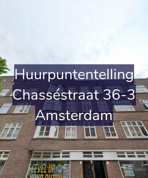 Foto gevel Huurpuntentelling voor Chasséstraat 36-3, Amsterdam