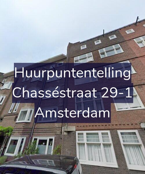 Foto gevel Huurpuntentelling voor Chasséstraat 29-1, Amsterdam