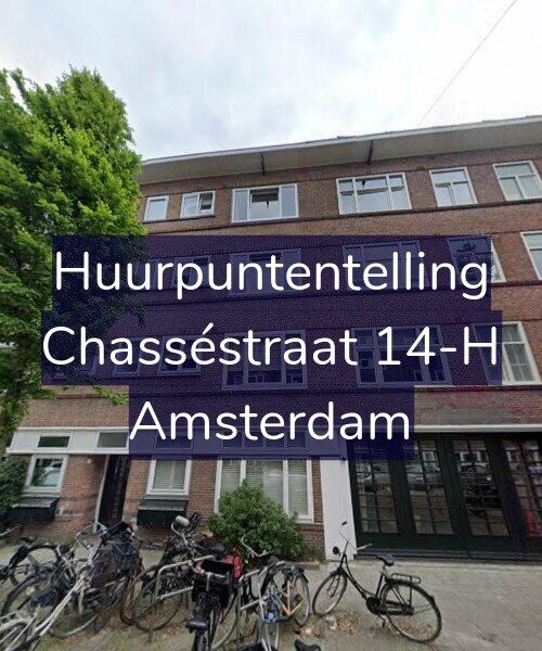 Foto gevel Huurpuntentelling voor Chasséstraat 14-H, Amsterdam