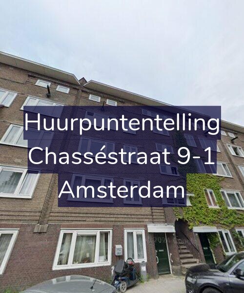 Foto gevel Huurpuntentelling voor Chasséstraat 9-1, Amsterdam
