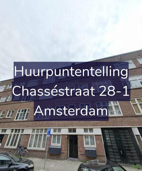 Foto gevel Huurpuntentelling voor Chasséstraat 28-1, Amsterdam