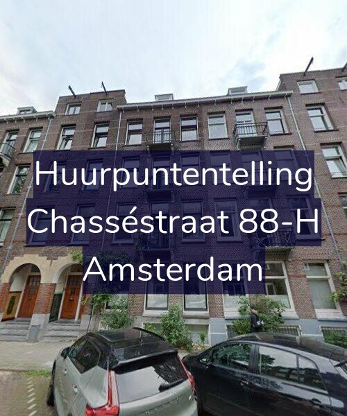 Foto gevel Huurpuntentelling voor Chasséstraat 88-H, Amsterdam