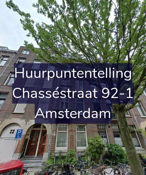 Foto gevel Huurpuntentelling voor Chasséstraat 92-1, Amsterdam