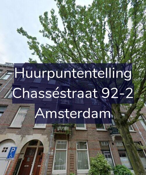Foto gevel Huurpuntentelling voor Chasséstraat 92-2, Amsterdam