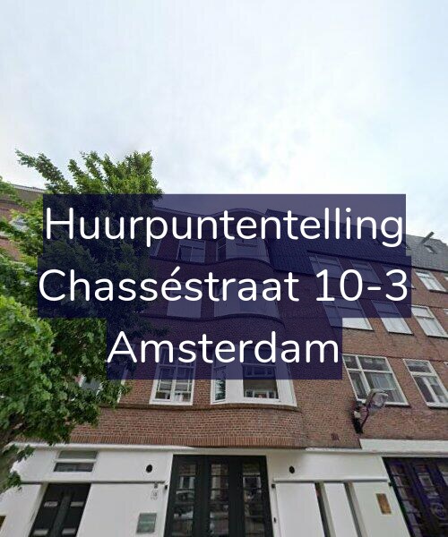 Foto gevel Huurpuntentelling voor Chasséstraat 10-3, Amsterdam
