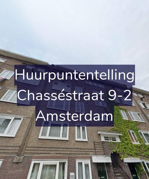 Foto gevel Huurpuntentelling voor Chasséstraat 9-2, Amsterdam