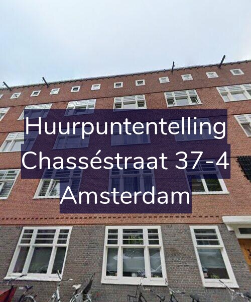 Foto gevel Huurpuntentelling voor Chasséstraat 37-4, Amsterdam