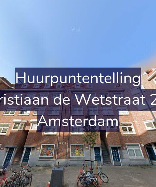 Foto gevel Huurpuntentelling voor Christiaan de Wetstraat 236, Amsterdam
