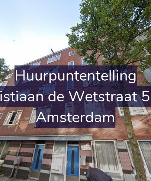 Foto gevel Huurpuntentelling voor Christiaan de Wetstraat 55-B, Amsterdam