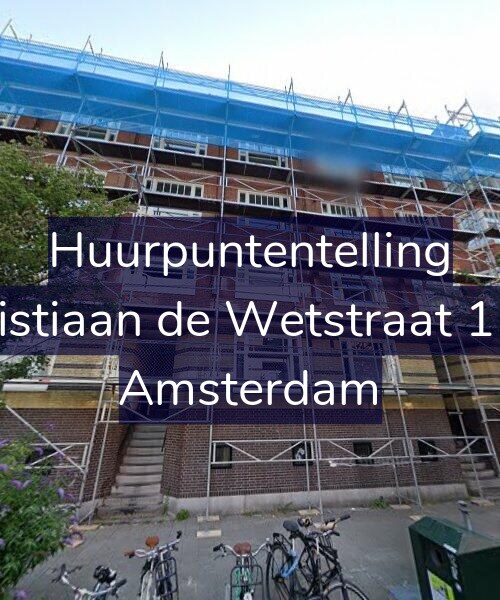 Foto gevel Huurpuntentelling voor Christiaan de Wetstraat 15-H, Amsterdam