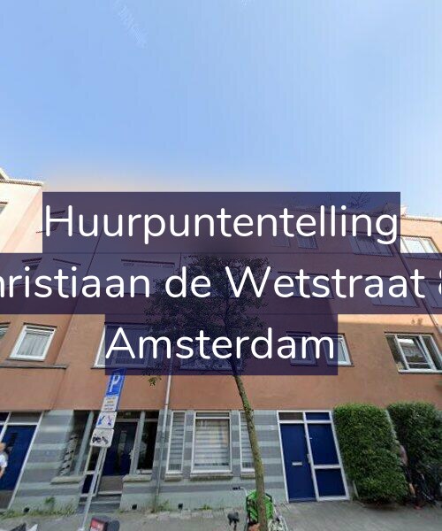 Foto gevel Huurpuntentelling voor Christiaan de Wetstraat 84, Amsterdam