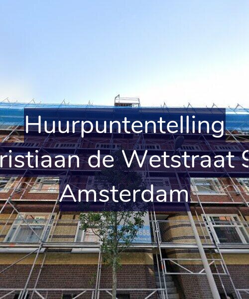 Foto gevel Huurpuntentelling voor Christiaan de Wetstraat 9-3, Amsterdam