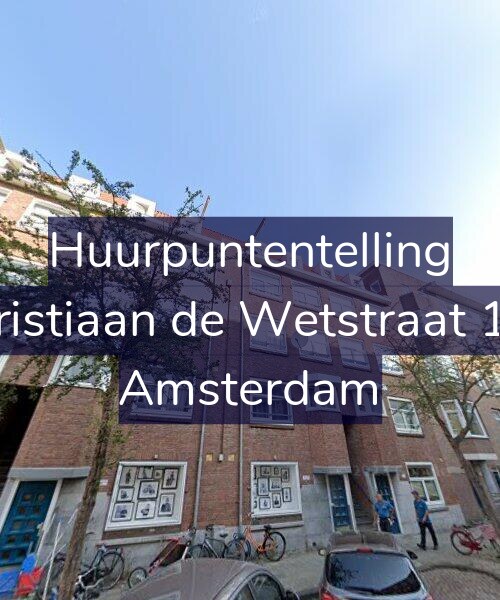Foto gevel Huurpuntentelling voor Christiaan de Wetstraat 190, Amsterdam