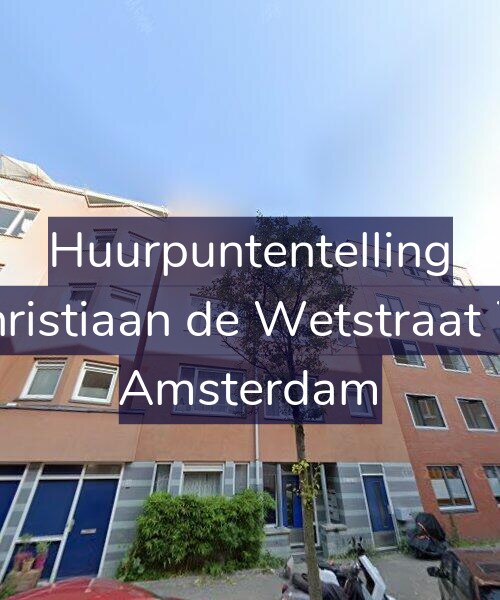 Foto gevel Huurpuntentelling voor Christiaan de Wetstraat 76, Amsterdam