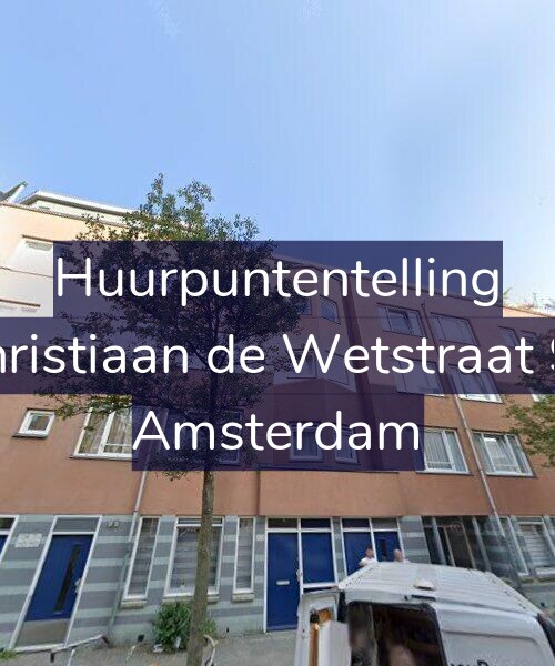 Foto gevel Huurpuntentelling voor Christiaan de Wetstraat 96, Amsterdam