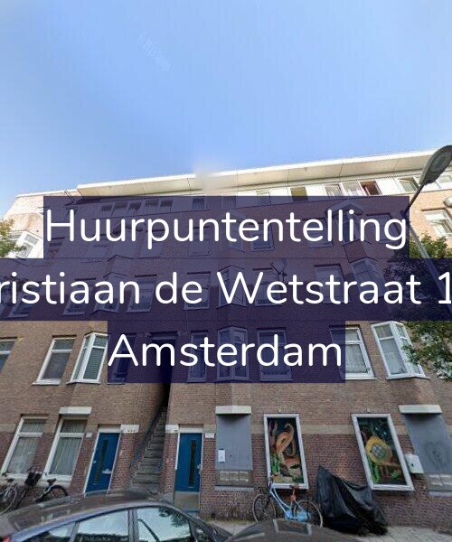 Foto gevel Huurpuntentelling voor Christiaan de Wetstraat 166, Amsterdam