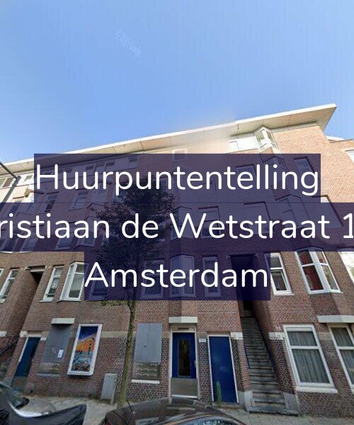 Foto gevel Huurpuntentelling voor Christiaan de Wetstraat 124, Amsterdam