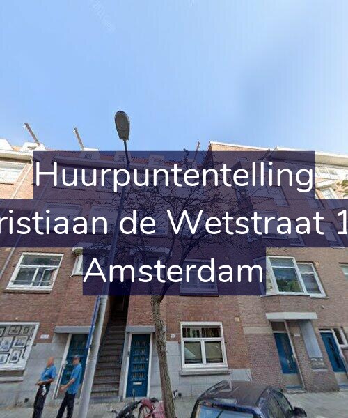 Foto gevel Huurpuntentelling voor Christiaan de Wetstraat 180, Amsterdam