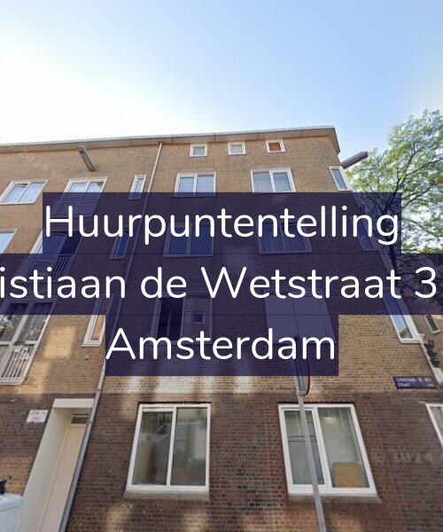 Foto gevel Huurpuntentelling voor Christiaan de Wetstraat 31-A, Amsterdam