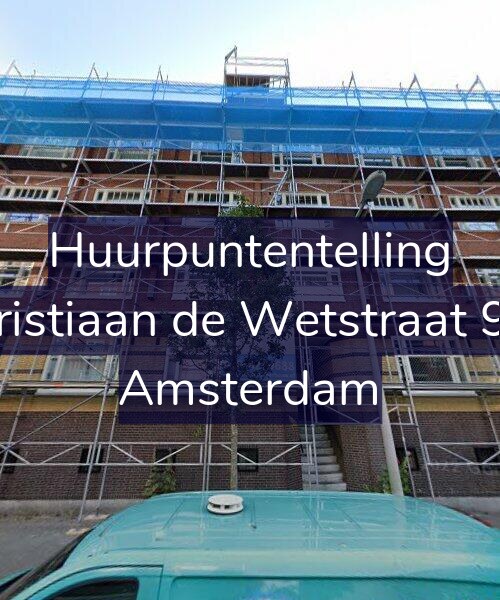 Foto gevel Huurpuntentelling voor Christiaan de Wetstraat 9-H, Amsterdam