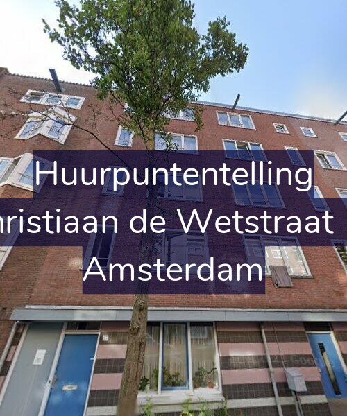 Foto gevel Huurpuntentelling voor Christiaan de Wetstraat 53, Amsterdam
