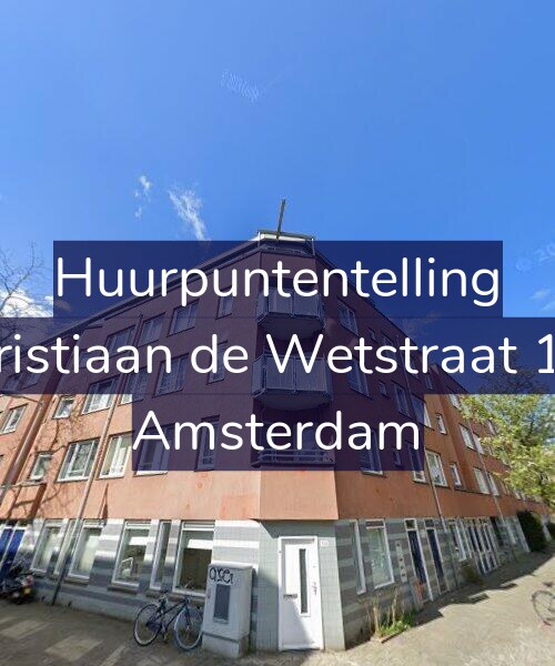 Foto gevel Huurpuntentelling voor Christiaan de Wetstraat 110, Amsterdam