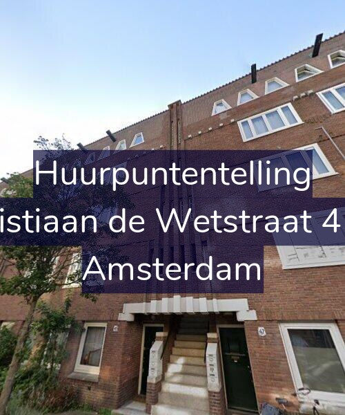Foto gevel Huurpuntentelling voor Christiaan de Wetstraat 45-H, Amsterdam