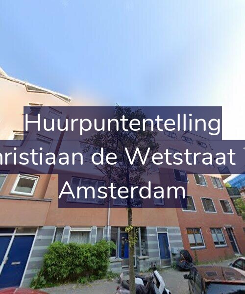 Foto gevel Huurpuntentelling voor Christiaan de Wetstraat 70, Amsterdam