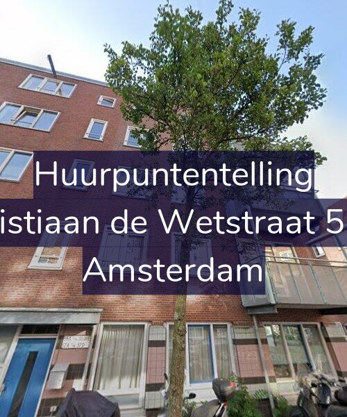 Foto gevel Huurpuntentelling voor Christiaan de Wetstraat 57-C, Amsterdam