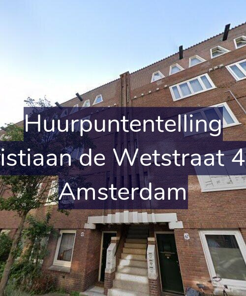 Foto gevel Huurpuntentelling voor Christiaan de Wetstraat 45-3, Amsterdam