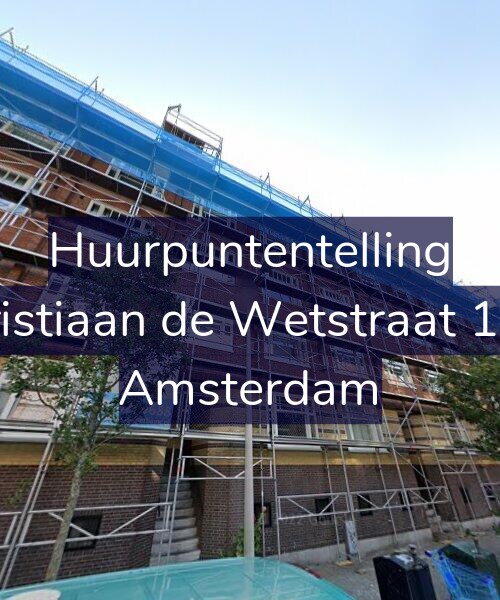 Foto gevel Huurpuntentelling voor Christiaan de Wetstraat 11-1, Amsterdam