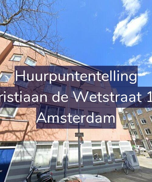 Foto gevel Huurpuntentelling voor Christiaan de Wetstraat 106, Amsterdam