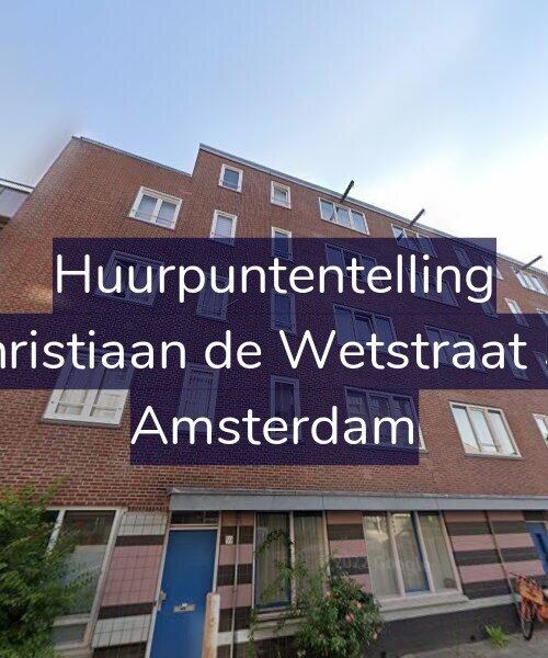 Foto gevel Huurpuntentelling voor Christiaan de Wetstraat 59, Amsterdam