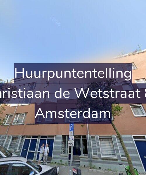 Foto gevel Huurpuntentelling voor Christiaan de Wetstraat 88, Amsterdam