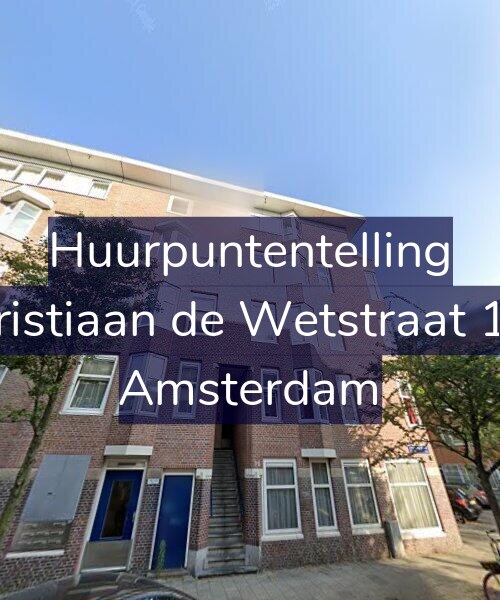 Foto gevel Huurpuntentelling voor Christiaan de Wetstraat 120, Amsterdam