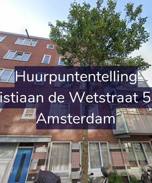 Foto gevel Huurpuntentelling voor Christiaan de Wetstraat 57-B, Amsterdam