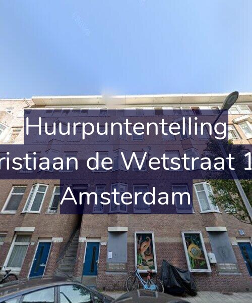 Foto gevel Huurpuntentelling voor Christiaan de Wetstraat 164, Amsterdam