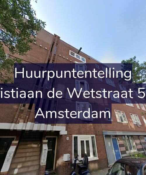 Foto gevel Huurpuntentelling voor Christiaan de Wetstraat 51-3, Amsterdam