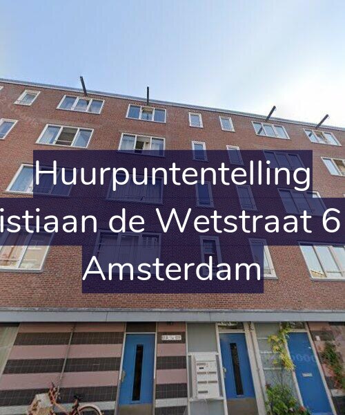 Foto gevel Huurpuntentelling voor Christiaan de Wetstraat 61-D, Amsterdam