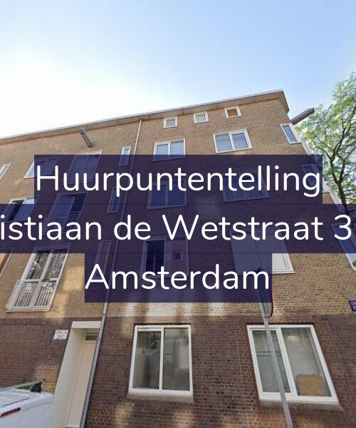 Foto gevel Huurpuntentelling voor Christiaan de Wetstraat 31-B, Amsterdam