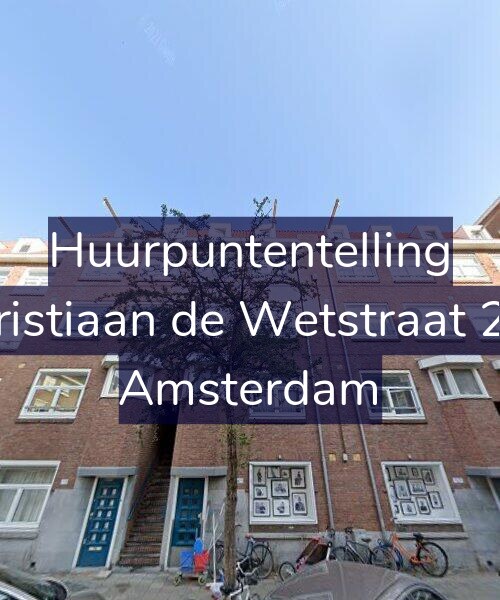 Foto gevel Huurpuntentelling voor Christiaan de Wetstraat 202, Amsterdam