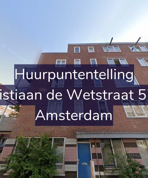Foto gevel Huurpuntentelling voor Christiaan de Wetstraat 57-D, Amsterdam