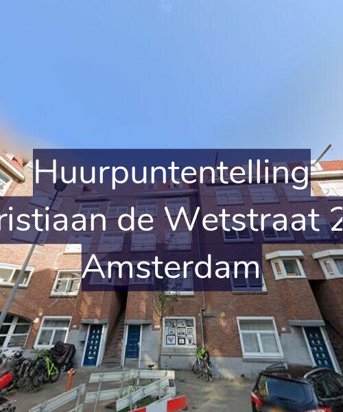 Foto gevel Huurpuntentelling voor Christiaan de Wetstraat 208, Amsterdam