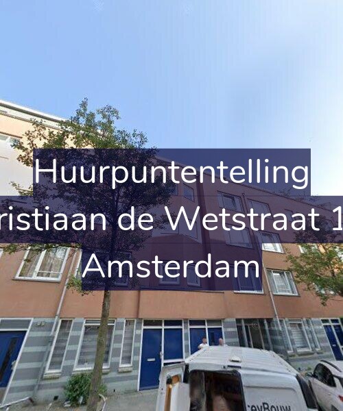 Foto gevel Huurpuntentelling voor Christiaan de Wetstraat 100, Amsterdam