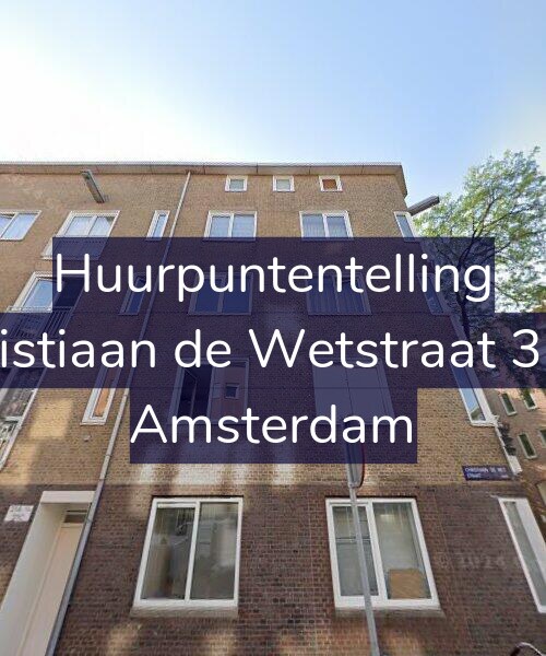 Foto gevel Huurpuntentelling voor Christiaan de Wetstraat 31-C, Amsterdam