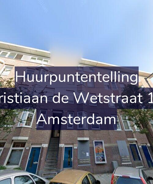 Foto gevel Huurpuntentelling voor Christiaan de Wetstraat 138, Amsterdam