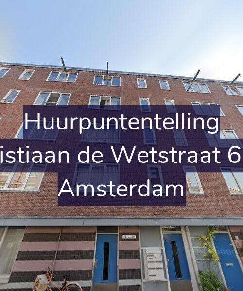 Foto gevel Huurpuntentelling voor Christiaan de Wetstraat 61-C, Amsterdam