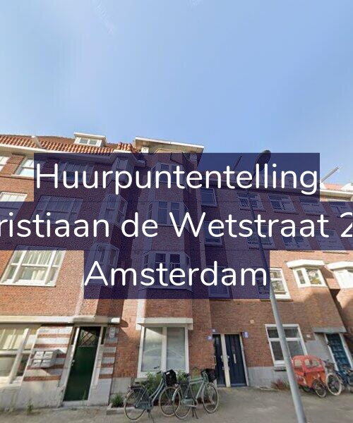 Foto gevel Huurpuntentelling voor Christiaan de Wetstraat 264, Amsterdam