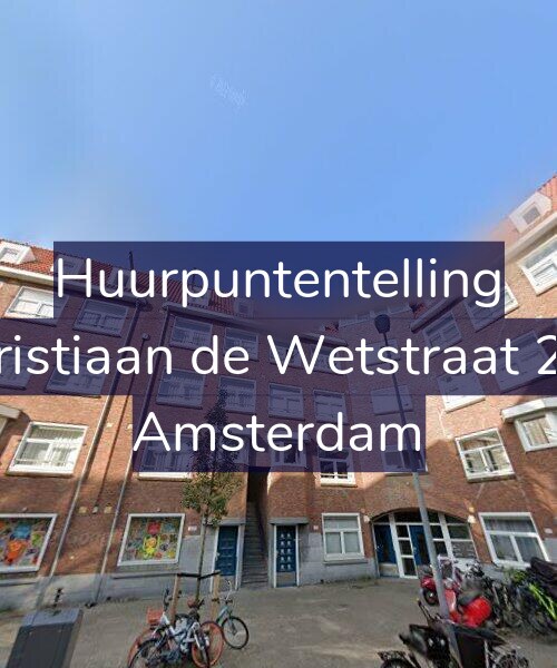 Foto gevel Huurpuntentelling voor Christiaan de Wetstraat 230, Amsterdam