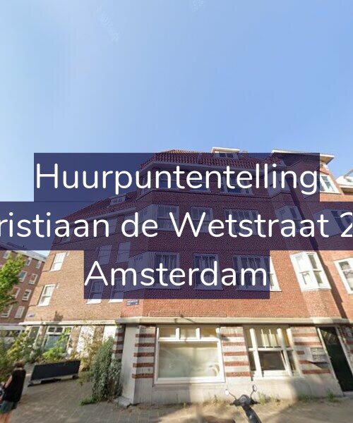 Foto gevel Huurpuntentelling voor Christiaan de Wetstraat 272, Amsterdam
